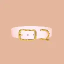 collier rose biothane