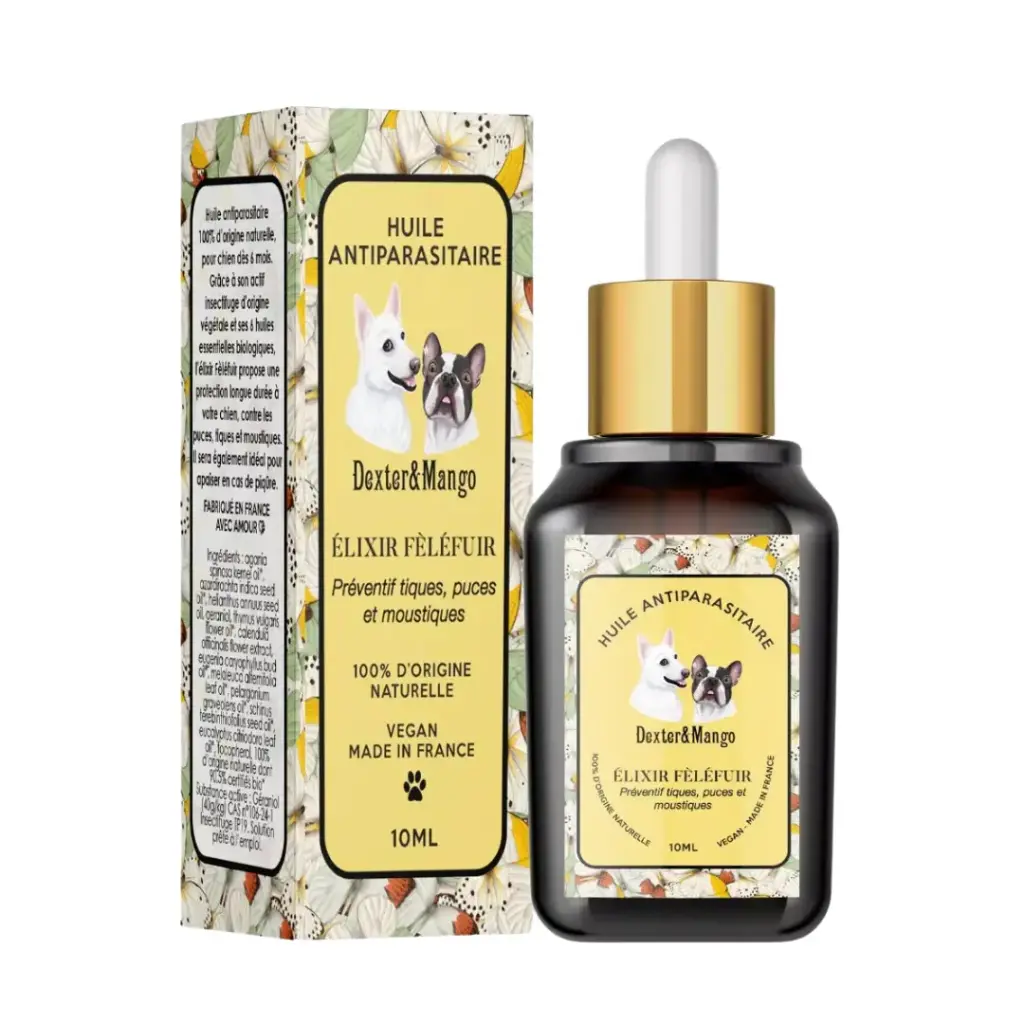 Huile antiparasitaire, élixir Fèléfuir