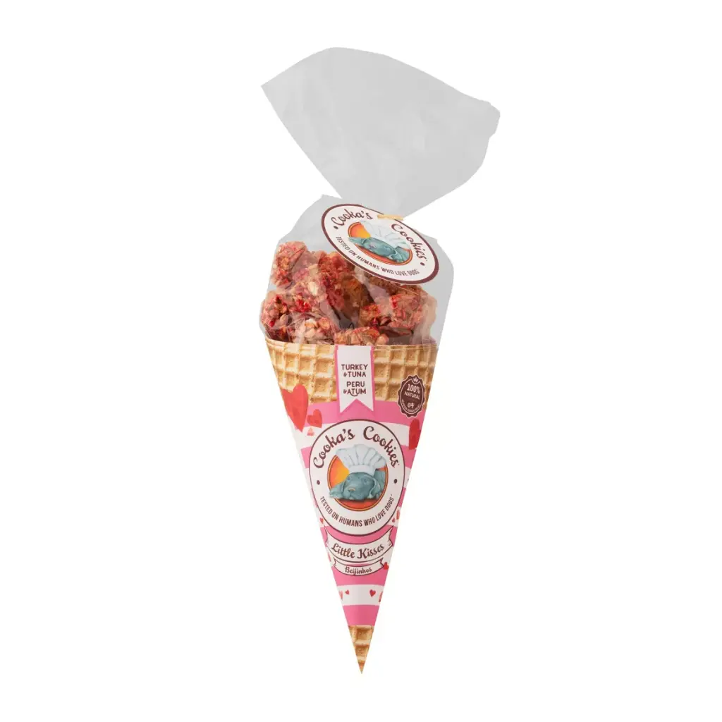 Bisous roses - Friandises pour chiens dinde et thon