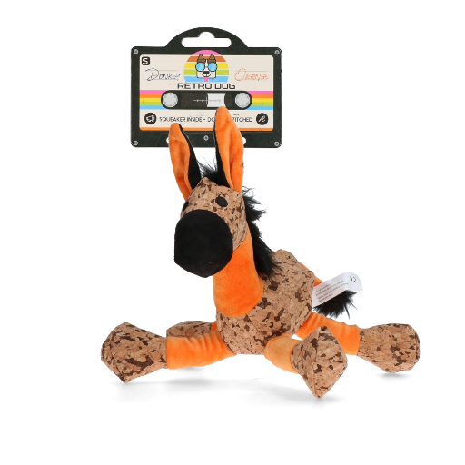 Peluche Âne rétro